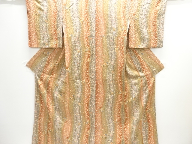 JAPANESE KIMONO / KOMON / FLORAL PLANTS